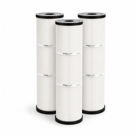 Waterco Tri-Cartridge TC 400 Compatible Replacement Pool Filter Cartridges – Replaces Waterco Part # 622820 | XLS-660 3PACK by Excel Filters