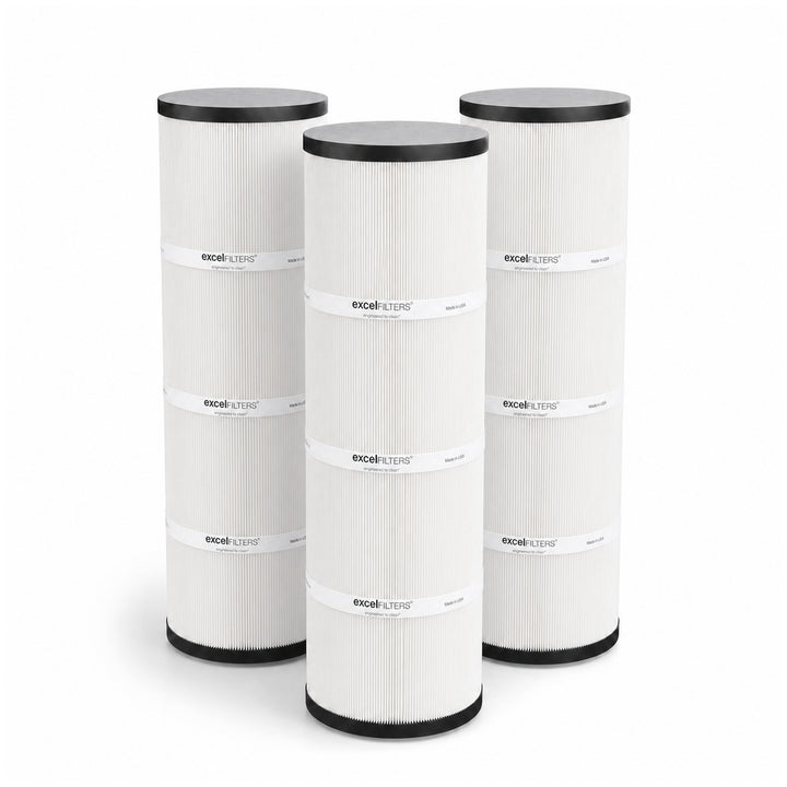 Jacuzzi Tri-Clops TC-300 and TC-330 (Round) Replacement Filter Cartridges – Replaces PJC-110-M4, C-7430 and FC-1492 | XLS-787 3Pack by Excel Filters