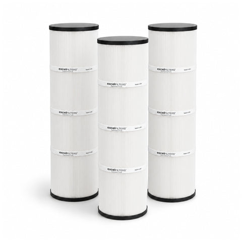 Jacuzzi Tri-clops TC-600 (Round) Replacement Filter Cartridges. Also replaces Unicel C-7452, Filbur FC-1494, Pleatco PJC-180-M4  |  XLS-789 3PACK by Excel Filters