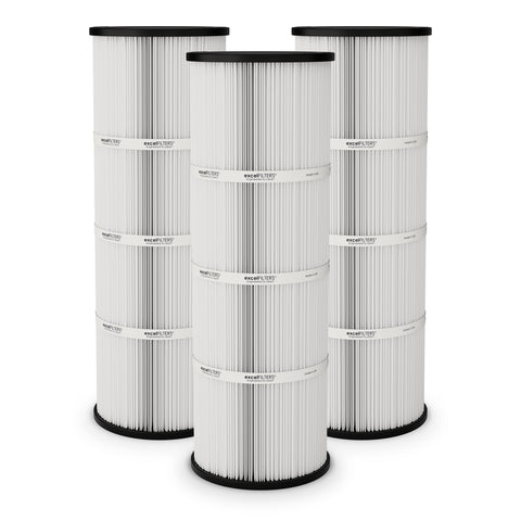 3-Pack Excel Filters XLS-787 replacement filter cartridges for Jacuzzi Tri-Clops TC-330 (Round)