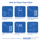 Artesian Spas 50 Replacement Spa Filter Cartridge. Also replaces Unicel 6CH-502, Pleatco PAS-50SV-F2M, Filbur FC-0311  |  XLS-604 1PACK by Excel Filters