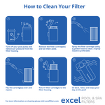 XLS-801 Replacement Filter for Hayward Star Clear Plus C751, C7512. Also replaces Hayward CX760RE, Unicel C-8411, Filbur FC-1256, Pleatco PA-76