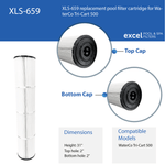 XLS-659 Replacement Pool Filter Cartridge for WaterCo Tri-Cart 500